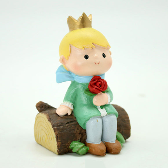 Cartoon Fairy Tale Little P rince Resin Decorations Micro Landscape Desktop Decor