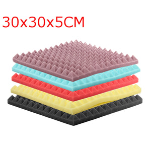 30x30x5cm Acoustic Soundproofing Sound Absorbing Noise Foam Tiles