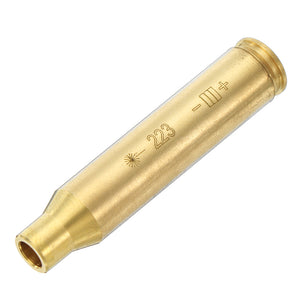 CAL 223 REM Gauge 5.56mm Laser Bore Sighter Red Dot Sight Brass Cartridge Bore Sighter Caliber