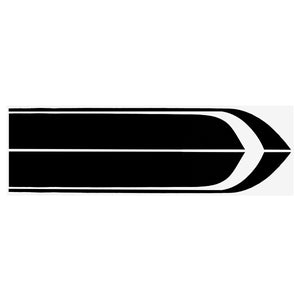 85x11.7cm Car Side Door Stripe Stickers Hood Tailgate Window Decoration Decals Universal