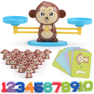 Animals Number Balance Math Toys Educational Toys Preschool Toddler Balancing Mathematics Game