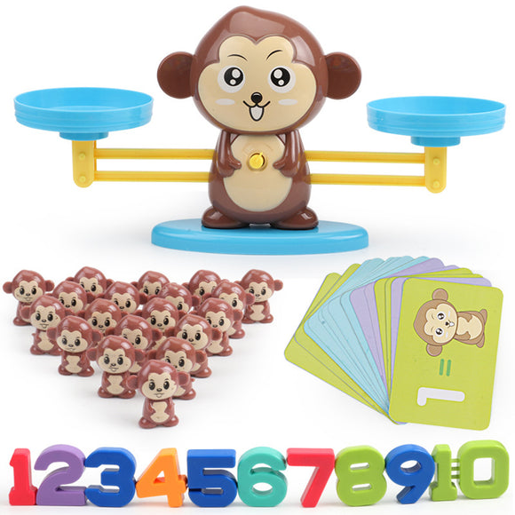 Animals Number Balance Math Toys Educational Toys Preschool Toddler Balancing Mathematics Game