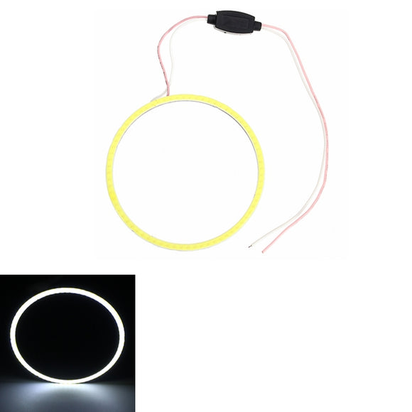 Circle Fog Lights DC 12V 24V 60-120mm COB Angel Eyes LED Light For  Motorcycle Car