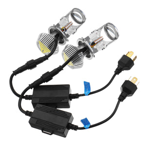 Pair 1.5Inch H4 G6 60W 8000LM 5500K Car LED Headlights Bulb Waterproof White