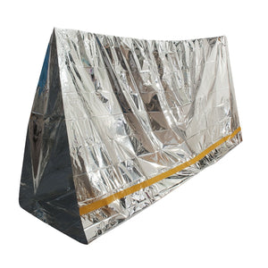 Emergency Aluminized Sunshade Blanket First Aid Insulation Sleeping Bag Outdoor Camping Survival 100 x 200cm