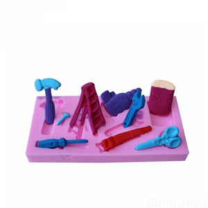 Tools Silicone Fondant Mold Chocolate Polymer Clay Mould