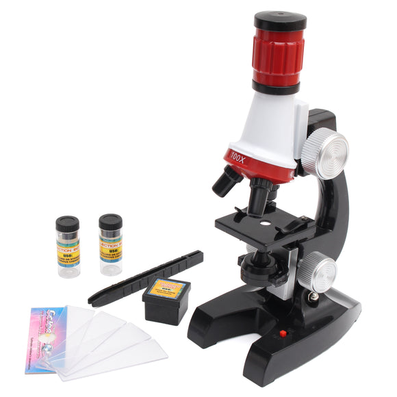 Microscope Science Lab Kit 100x400x1200x Home School Biology Education For Kids