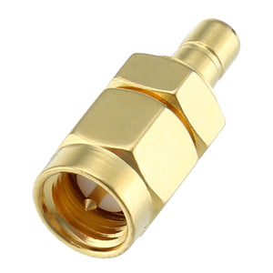 SMB to SMA DAB Aerial Antenna Adapter Gold-plating