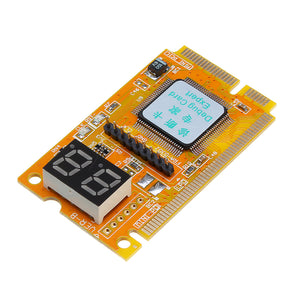 5pcs 3 in 1 Mini PCI/PCI-E Card LPC PC Laptop Analyzer Tester Module Diagnostic Post Test Card Board