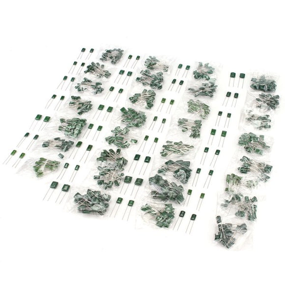 620Pcs 10% 100V Mylar Film Capacitor 31 Value Assorted Kit 2A102J-2A822J