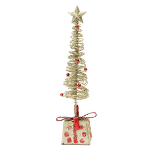 Wrought Iron Mini Christmas Tree Christmas Gift Desktop Decoration