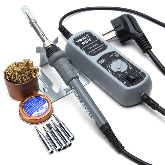 YIHUA 908+ 110V 60W US Plug Electric Iron Soldering Station Thermostat for Welding Rework Repair