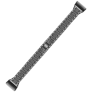 Luxury Stainles Steel Watch Band Watch Strap Replacement for Fitbit Charge 3