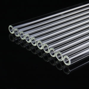 10Pcs 150mm OD 11mm/0.43 Thick Wall Borosilicate Glass Blowing Tube"