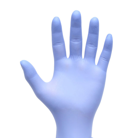 100Pcs Disposable Nitrile Latex Gloves Medical Grade Light Blue Powder Free 3 Sizes