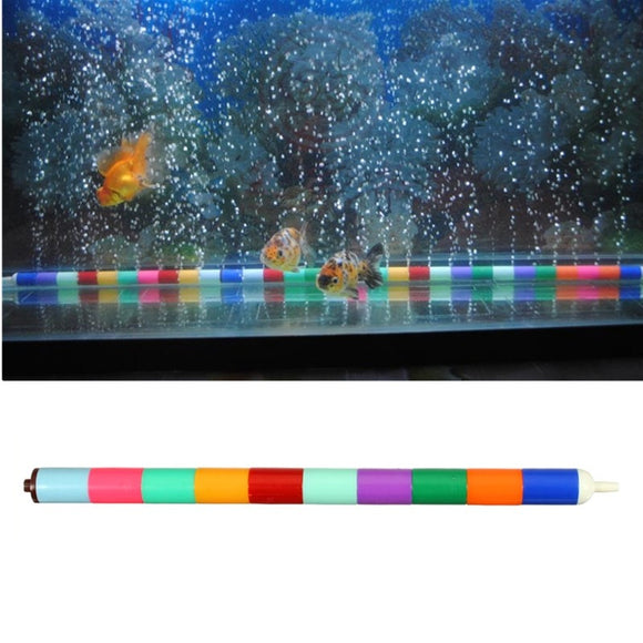 Aquarium Landscaping Color Bar Strip Sand Air Stone Fish Tank Bubble Diffuser Strip Tube Oxygen Pump Decoration