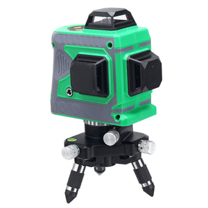 3D 12 Lines Self Leveling Green Laser Beam Level Auto 360 Rotary Cross Measure