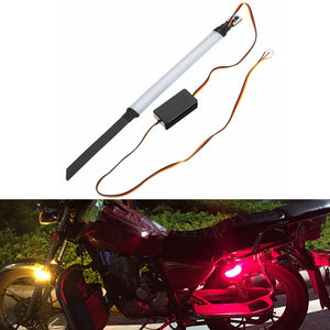 10~30V Motorcycle LED Ring Turn Signal Lights Double Color Steering Lamp Circular W/ Controller