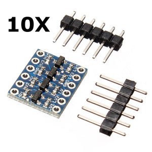 10Pcs IIC 4 Way Bi-Directional Logic Level Converter Module