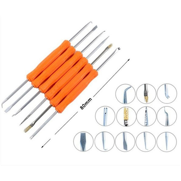 JAKEMY JM-Z01 6in1 Solder Assist Desoldering Tool Circuit Board Soldering Aids PCB Cleaning Kit