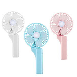 DC 5V 5W Folding Fan Handheld Mini Portable Desk Fan Pocket Fan USB Rechargeable