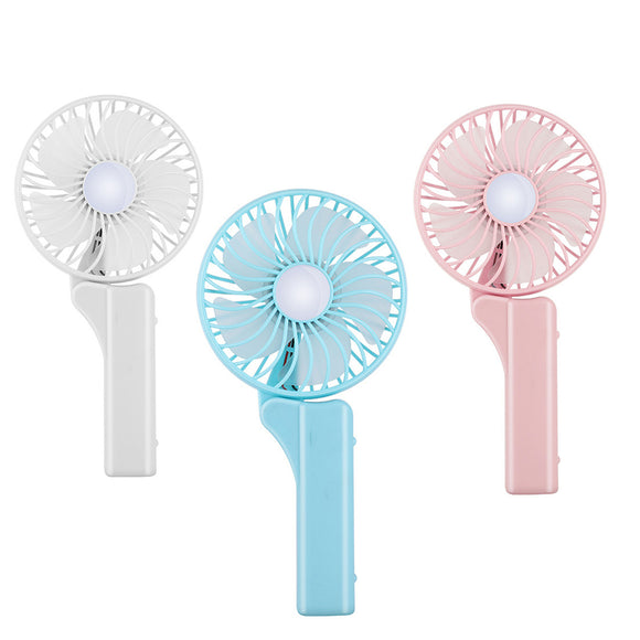 DC 5V 5W Folding Fan Handheld Mini Portable Desk Fan Pocket Fan USB Rechargeable