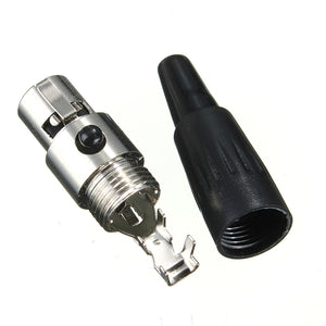 Mini TA5F XLR 5-Pin Female Plug Audio Microphone connector MIC Adapter