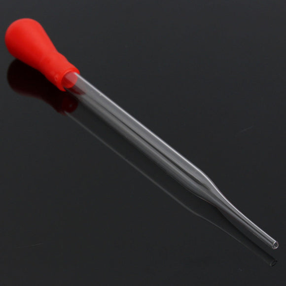 12cm 3mL Glass Dropper Transfer Pipettes With Rubber Bulb Laboratory Tool