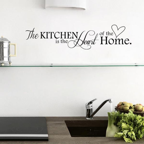 Kitchen Letters Love Wall Sticker Living Room Home Decoration Creative Decal DIY Mural Wall Art