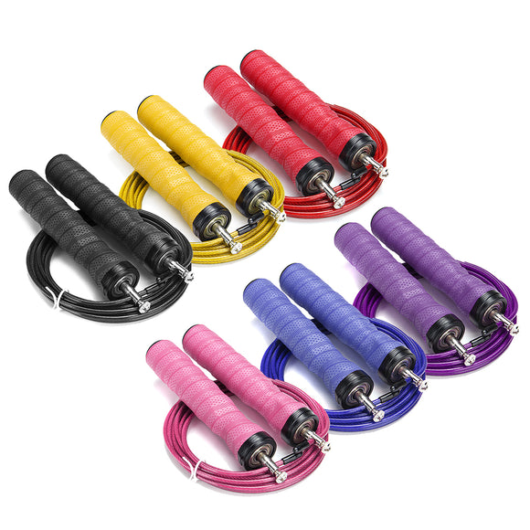 Adjustable Skipping Rope Fitness Speed Jump Ropes Gym Boxing Wrap Rope Jumping