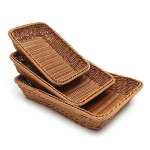 Storage Basket Rattan Handwork Bread Basket Food Fruit Proofing Proving Baskets