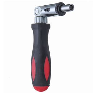 0-180 Degree Multifunctional Ratchet Screwdriver 1/4 Inch Inside Hexagon