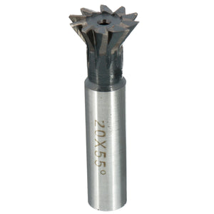 5pcs 20mm 55 Degree Dovetail Cutter End Mill Cutter Milling Cutter