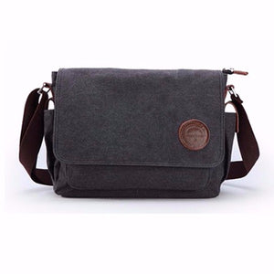 Men Canvas Leisure Crossbody Bag Outdoor Casual Shoulder Messenger bag