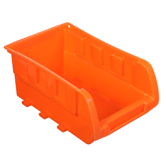 8Pcs Wall Mount Plastic Bins Storage Box Garage Tools Small Parts Organizer Rack With Wall Mounted Board