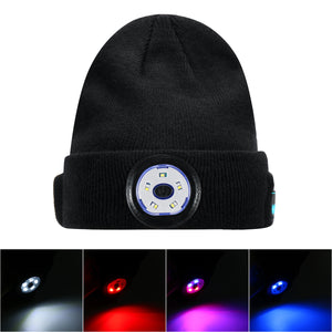 bluetooth Winter Hat Wireless Headphone Hat Music Knitting Hat bluetooth Music Hat with Led Light