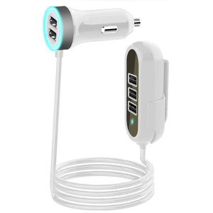 iMars HQD-Q8T 5V Car Charger With 5 USB Ports