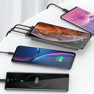 USAMS 10000mAh Fast Charging Back Clip Wireless Charger For iPhone X XS HUAWEI P30 Oneplus 7 XIAOMI MI9 S10 S10+