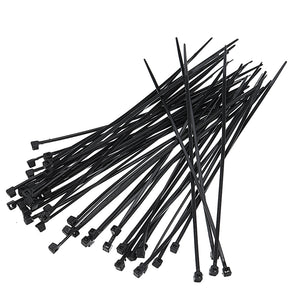 50pcs White Black 3x150mm Cable Ties Model Manufacturing Tools