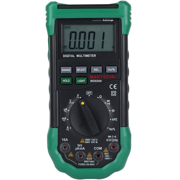 Mastech MS8268 AC DC Ohm Frequency Auto Range Digital Multimeter