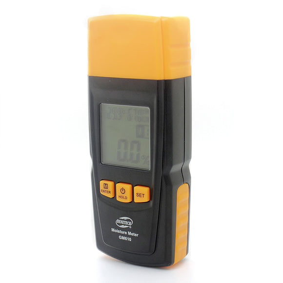 GM610 Digital LCD Display Wood Moisture Meter Gauge Humidity Tester Timber Damp Detector