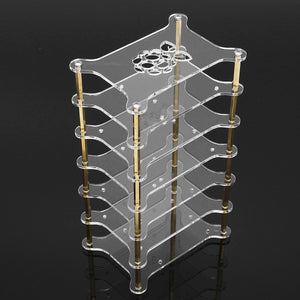 Clear Acrylic 6 Layer Cluster Case Shelf Stack For Raspberry Pi 3/2 B and B+