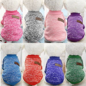 Dog Clothes Warm Puppy Outfit Pet Jacket Coat Winter Dog Clothes Soft Sweater Clothing