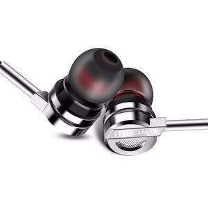 D05 Professional Metal Heavy Bass HiFi In-ear Earphone Stereo Sound Music Earbud Headset With Mic