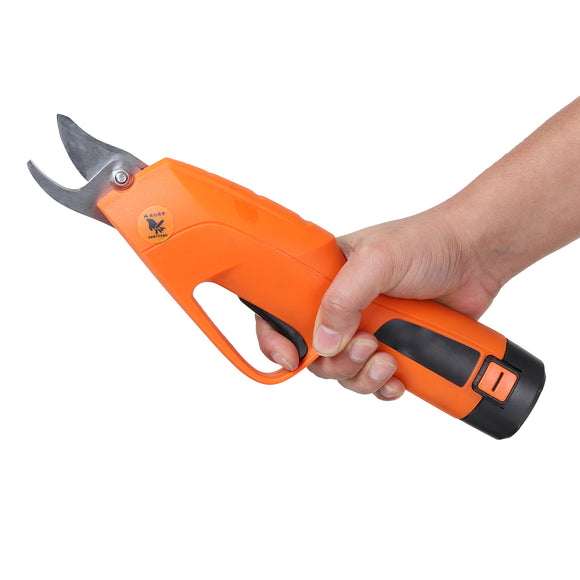 12V 2.0AH Electric Pruning Scissors Rechargeable Wireless Portable Branch Cutter Garden Shears Tool