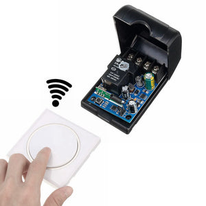 AK-KZ01 315MHZ/433MHZ 1 Channel Wireless Remote Control Switch +  Remote Control Panel DC 12V-48V