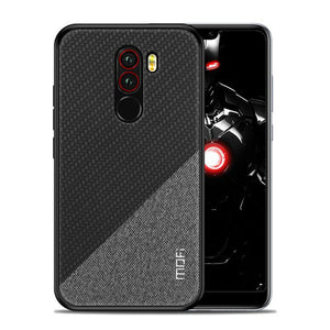 Mofi Shockproof Anti-slip Silicone Back Cover Protective Case for Xiaomi Pocophone F1