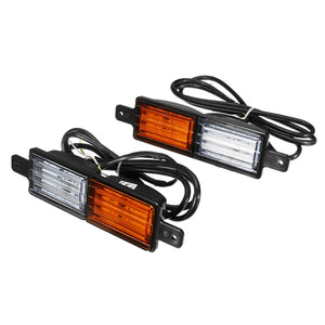 2pcs DC 10-30V Universal Truck Trailer Bull Bar Front LED Indicator Park Lamp LED Warning Light