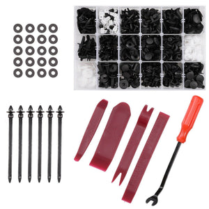 467Pcs Rivet Fasteners Retainer Push Pin Car Body Bumper Rivet Trim Moulding Retainer Clip Tools Kit