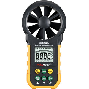 PEAKMETER MS6252A Multifunctional Digital Anemometer Air Volume Tachometer Wind Air Speed Tester